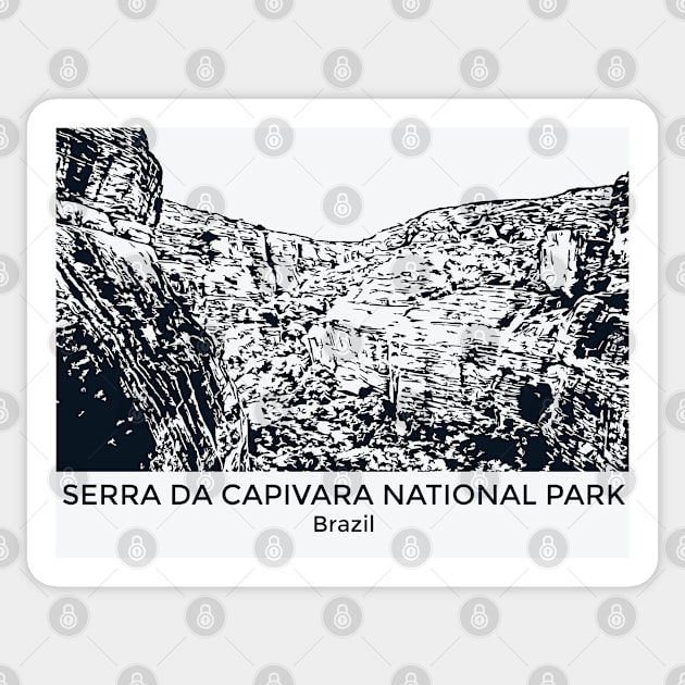 Serra da Capivara National Park - Brazil Sticker by Lakeric